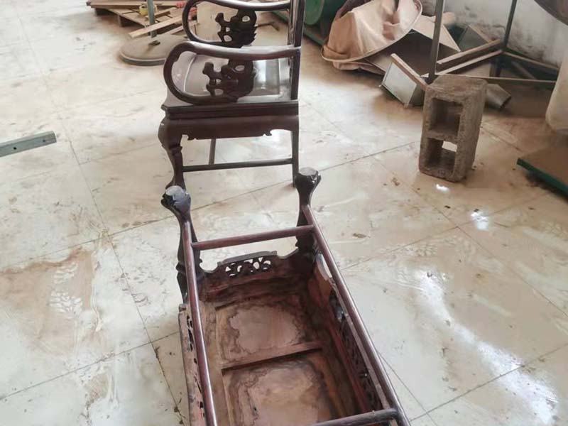 金州老旧红木家具保养维修厂